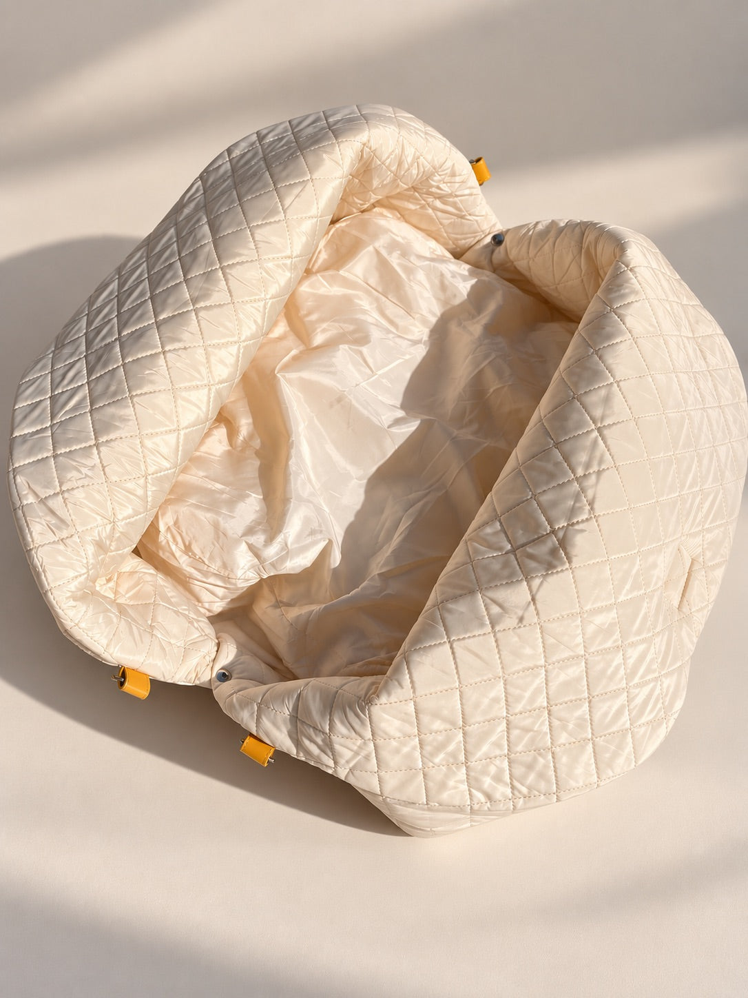 Intérieur du sac DeixGo avec le coussin en place